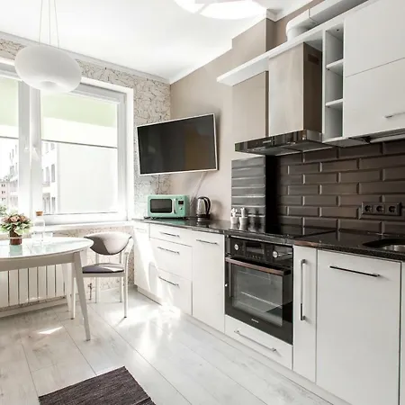 Apartament In On Repina New Building Mińsk